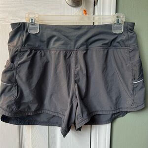Athleta Gray Athletic Shorts Lightweight Performance